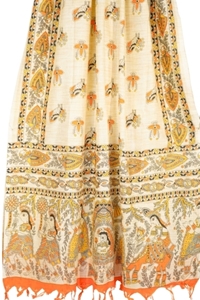 Picture of Madhubani Digital Print dupatta