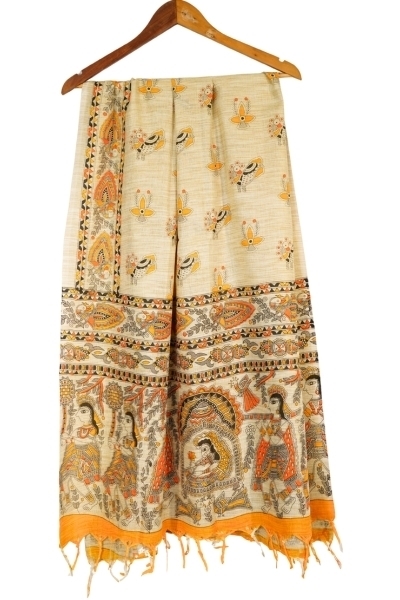 Picture of Madhubani Digital Print dupatta