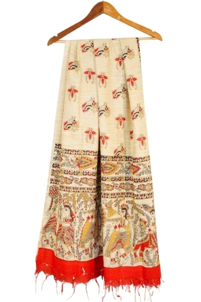 Picture of Madhubani Digital Print dupatta