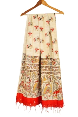 Picture of Madhubani Digital Print dupatta