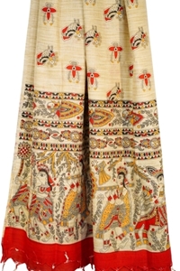 Picture of Madhubani Digital Print dupatta