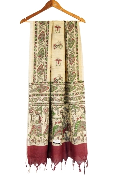 Picture of Madhubani Digital Print dupatta
