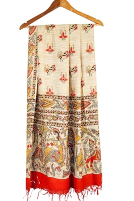 Picture of Madhubani Digital Print dupatta