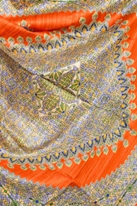 Picture of Tussar Silk Digital Print Dupatta