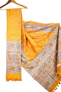 Picture of Tussar Silk Digital Print Dupatta