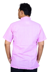 Picture of White Khadi Cotton Short Kurta