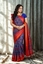 Picture of Malwari Patola Saree – Blue & Red Color