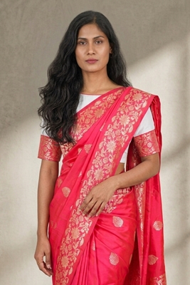 Picture of Raw Silk Saree